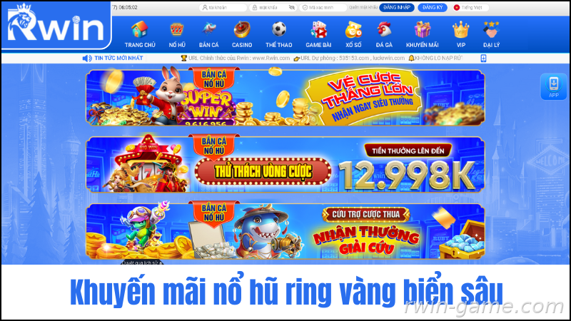 Khuyến mãi slot Rwin