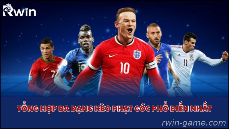 Các loại kèo phạt góc phổ biến tại Rwin