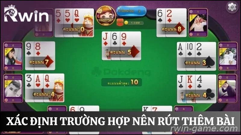 Khi nào nên rút thêm bài trong Pok Deng